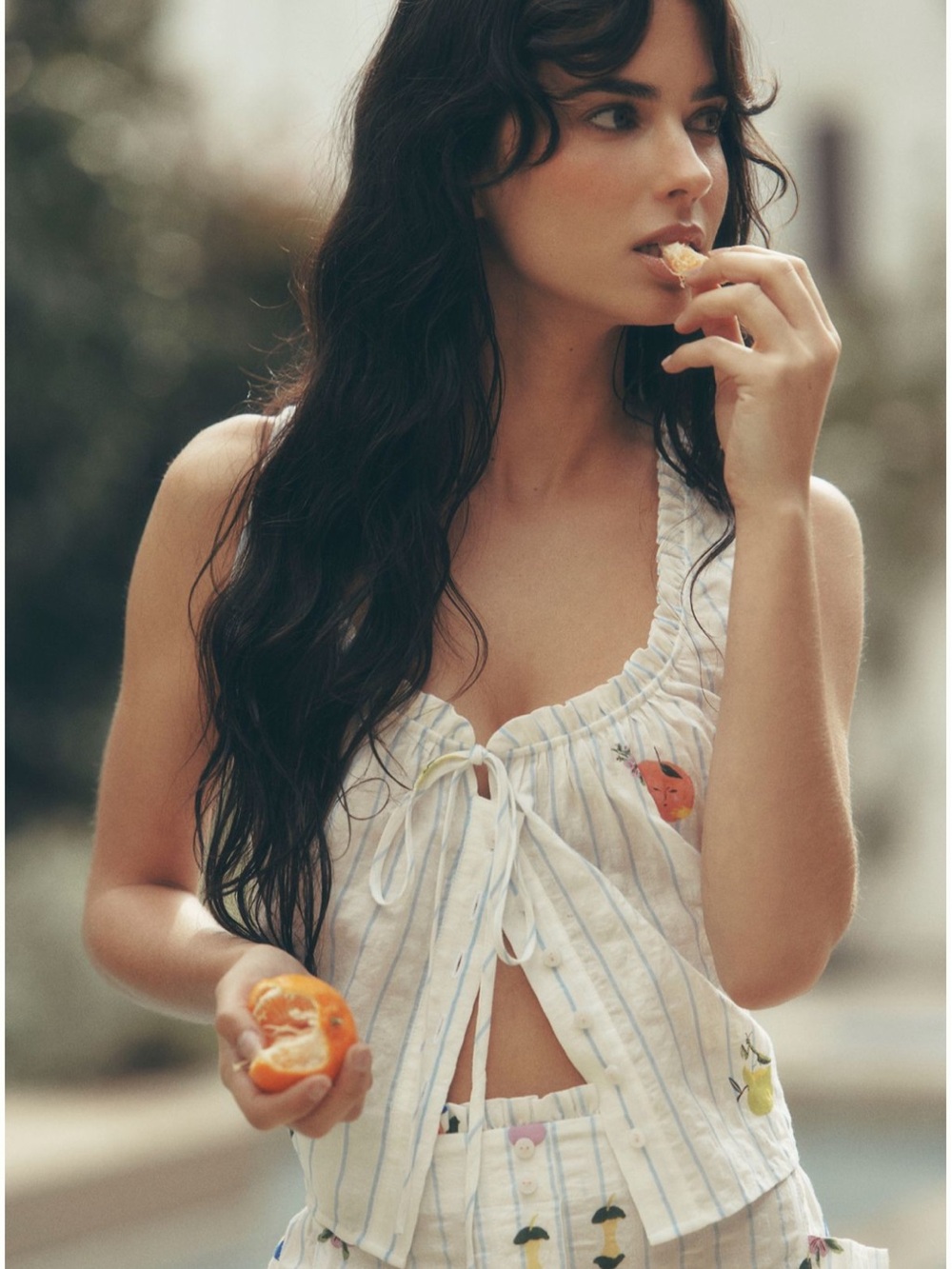 LyreBird × Emily Isabella Swing Crop Cami and Pajama Pants - Picture 5 of 8